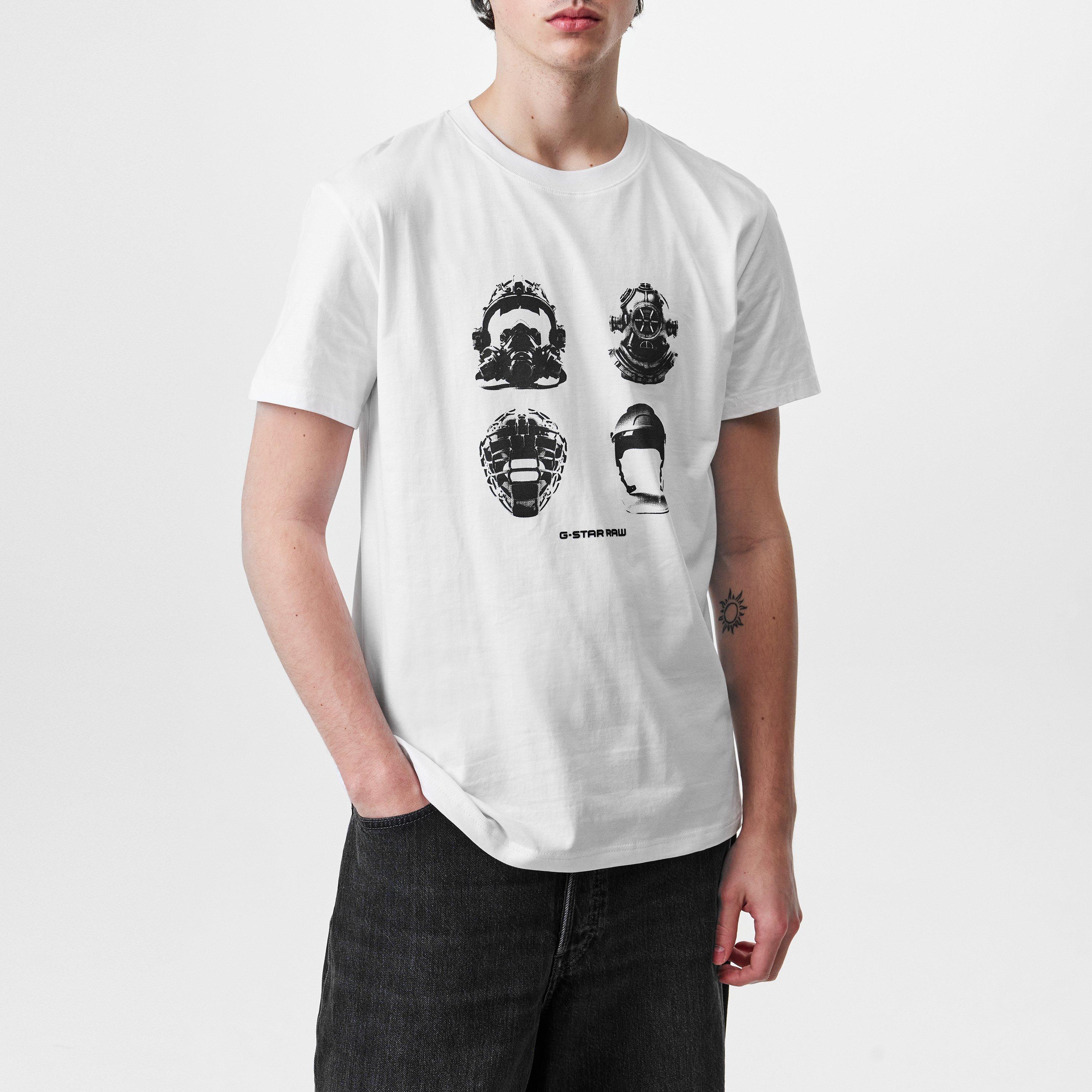 G Star Masks Graphic T Shirt
