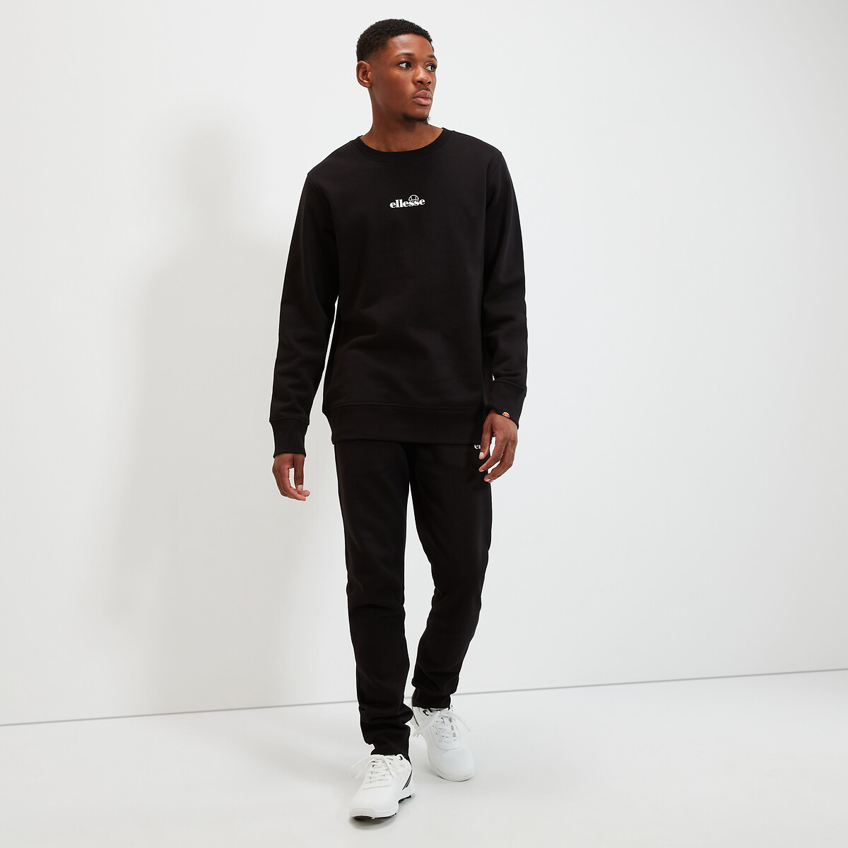 ELLESSE<br>Suéter com gola redonda e logo pequeno