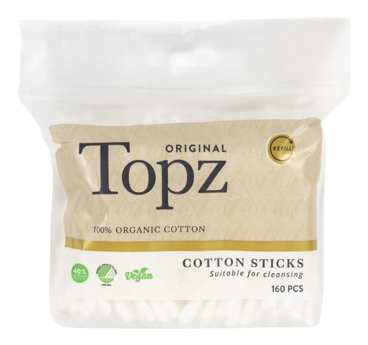 Topz Vatpinde - 160 stk.