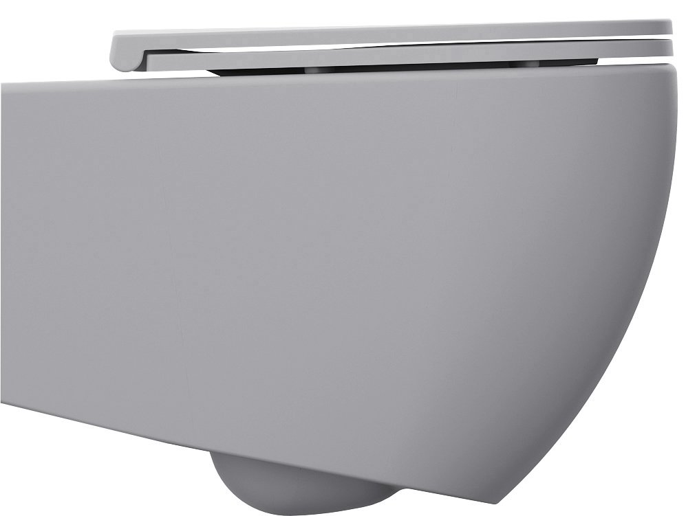 Isvea Infinity toiletpot met tornado flush grijs