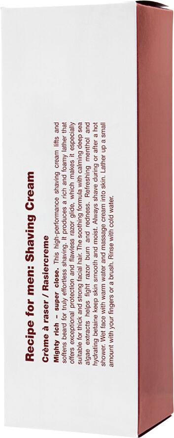 Receipe For Men SHAVING CREAM