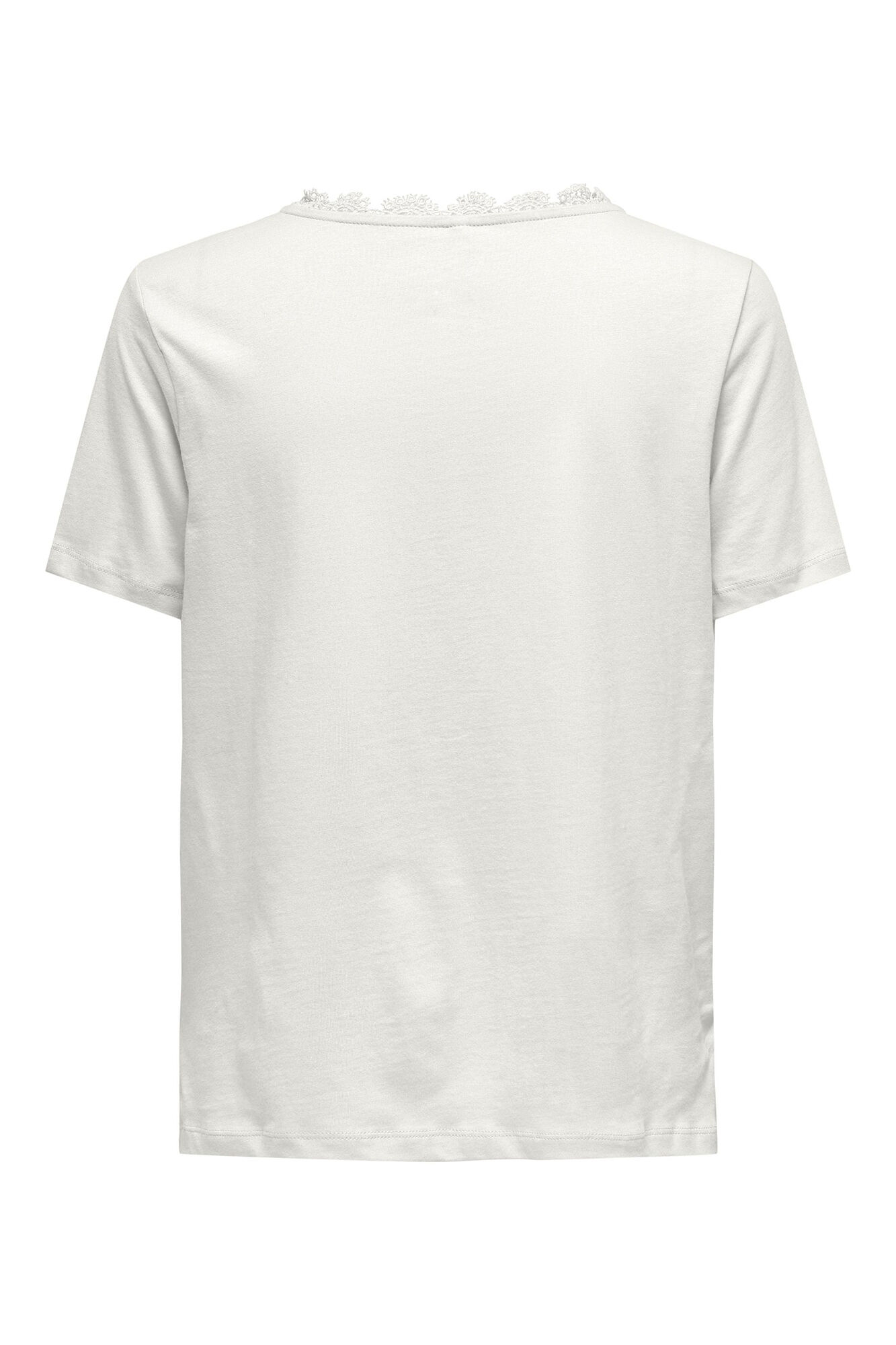 Camiseta de manga curta com decote em V