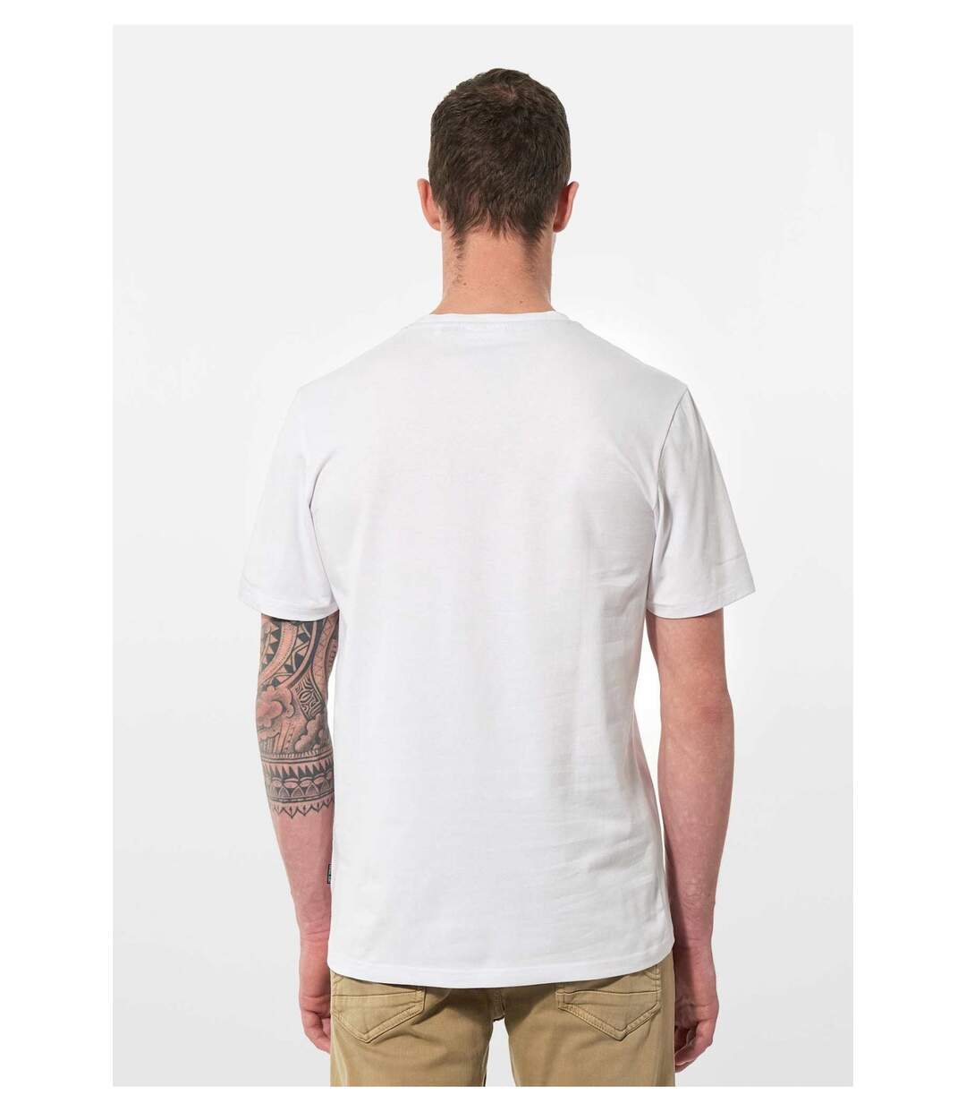 Tee shirt stretch à gros logo  -  Kaporal - Homme