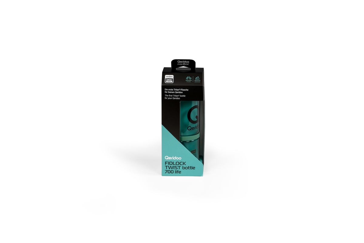 Qeridoo Fahrradanhänger Fidlock TWIST bottle 700 life black