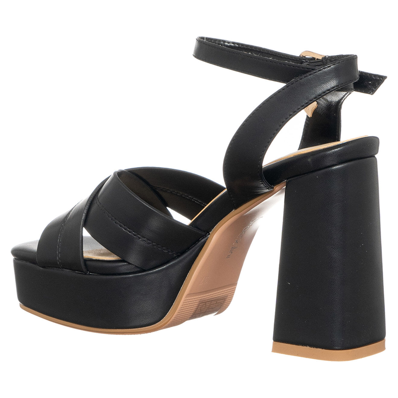 Tua By Braccialini Sandales Jeanne noires - Talon 10.5 cm