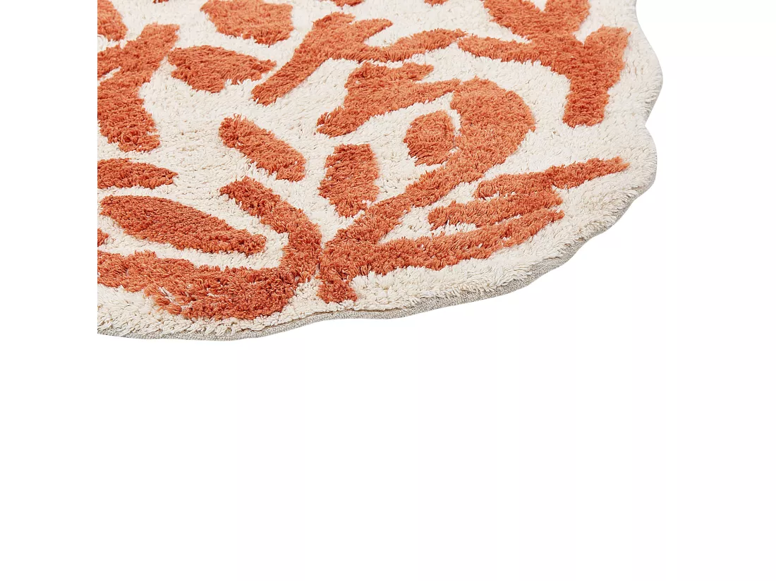 Tapis de bain 60 x 90 cm orange DERIK