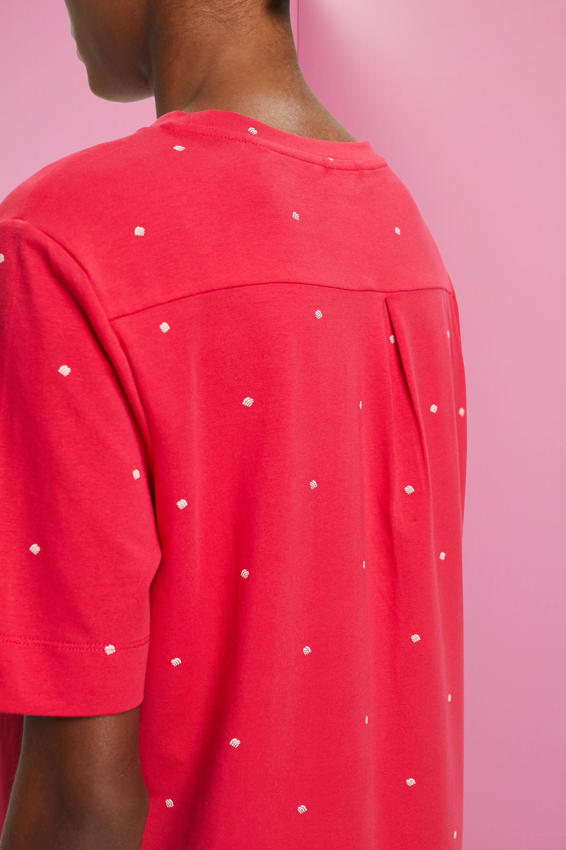 Chemise de nuit à motif all-over