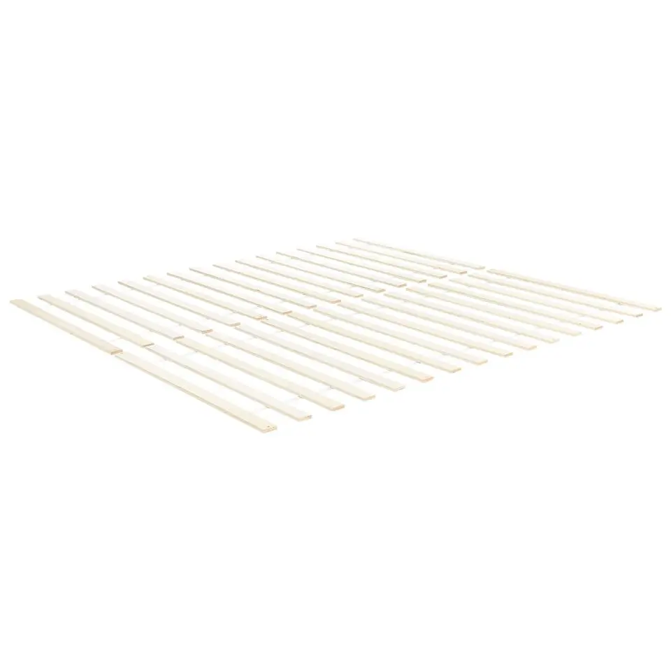 TANNAY - Tweepersoonsbed - Lichthout - 180 x 200 cm - Dennenhout