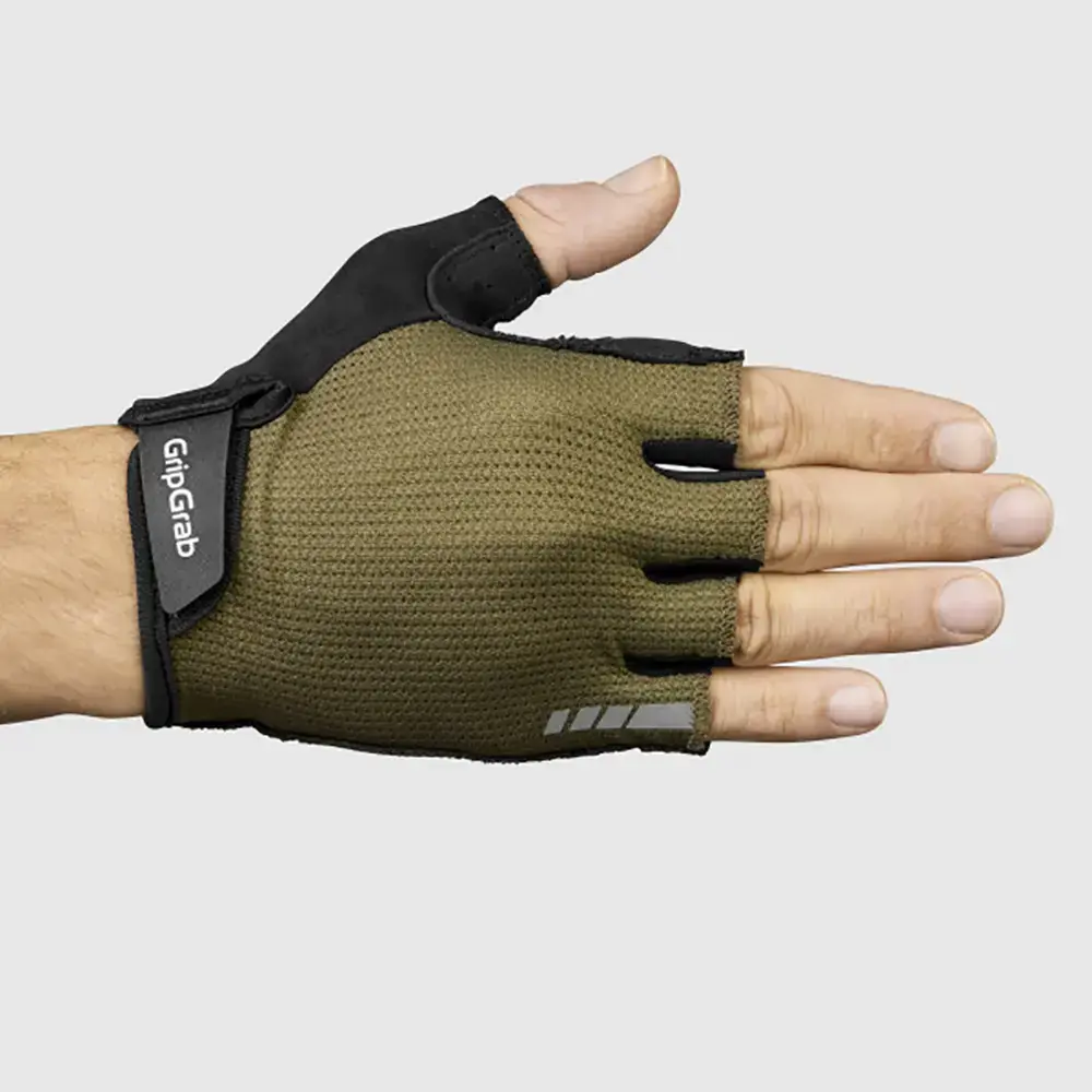 GripGrab EXPLR RC Max Padded Zomer Fietshandschoenen Olijfgroen