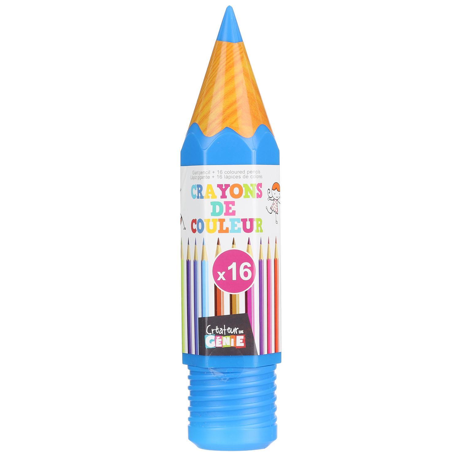 CRAYON GEANT 16CRAYONS COULEUR