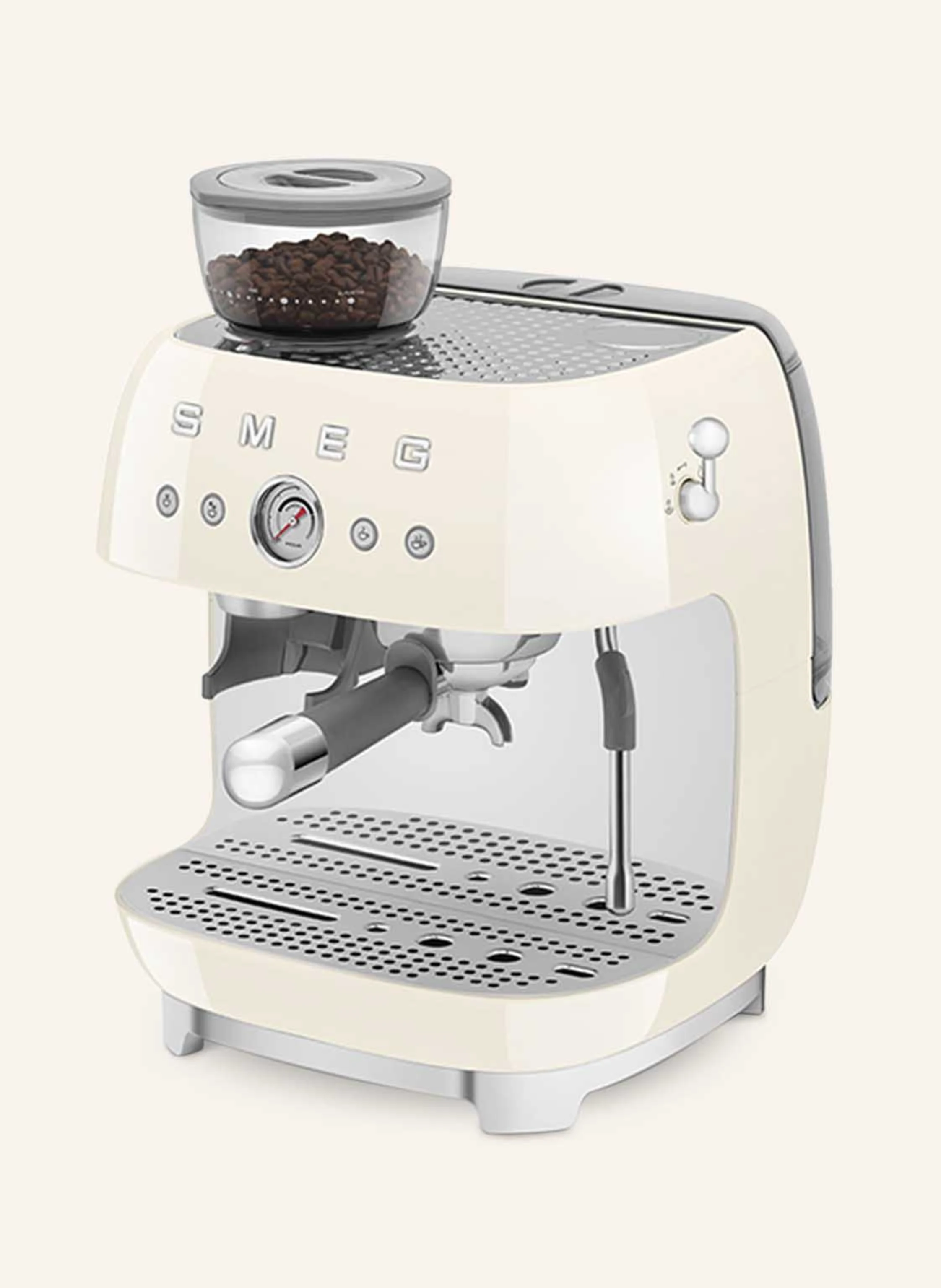 SMEG Espressomaschine ECF03 mit Kaffeemühle