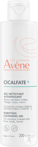 Avène Cicalfate+ Gel Nettoyant Assainissant Peau Sensible Irritée 200ml