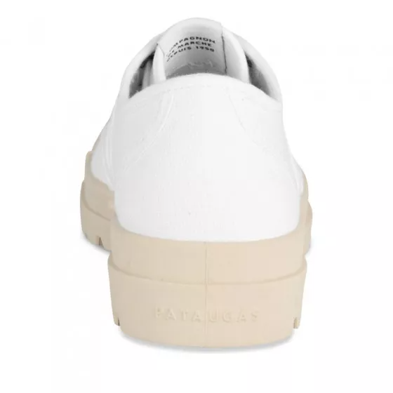 Baskets BLANC Femme Lacets - PATAUGAS