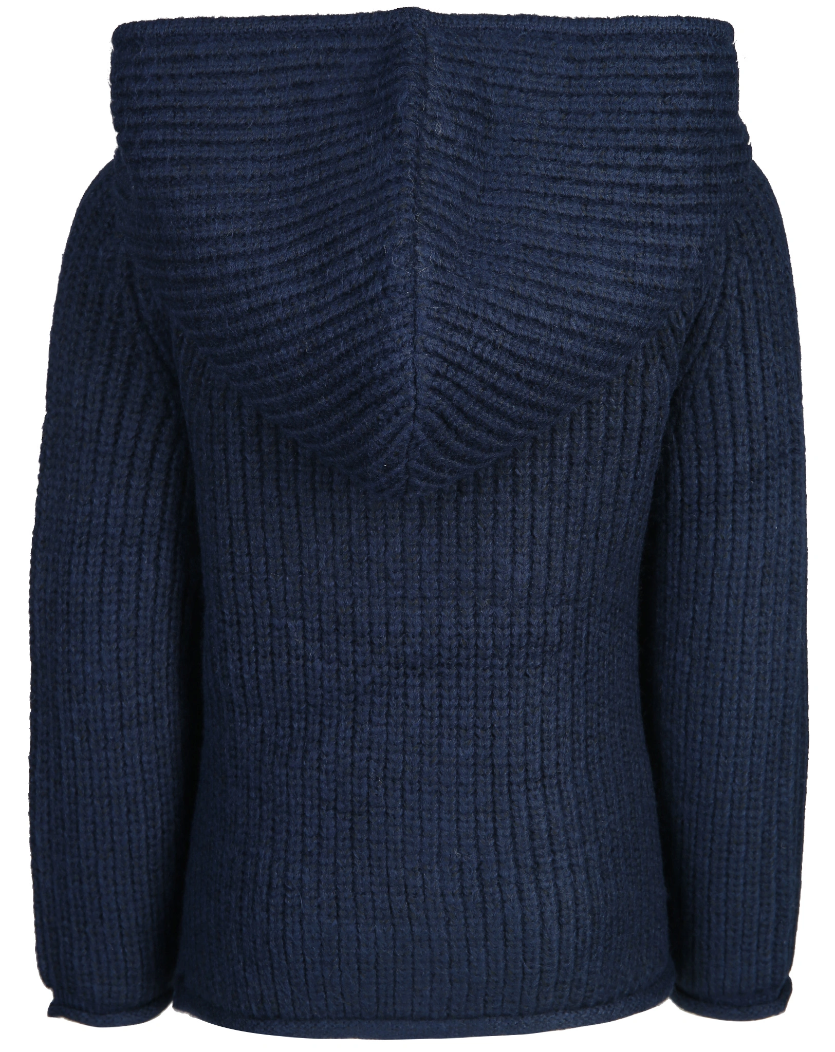 Kapuzen-Strickjacke KNIT in dark navy