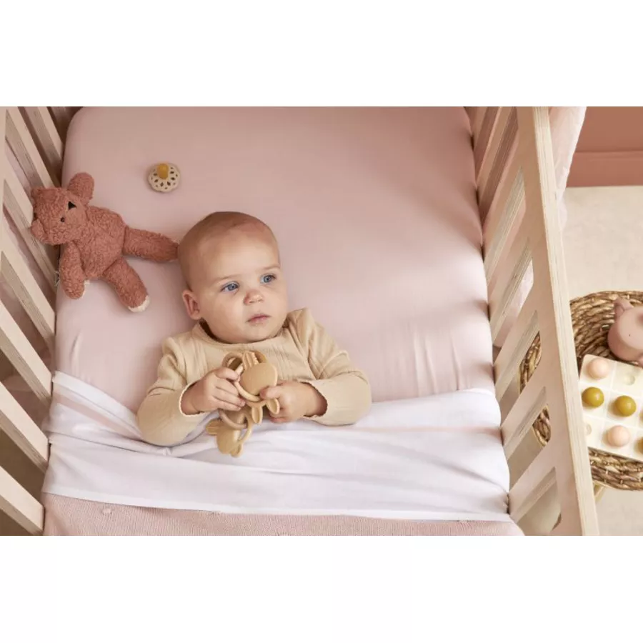 Meyco Jersey Spannbettlaken 40 x 80  90 Soft Pink