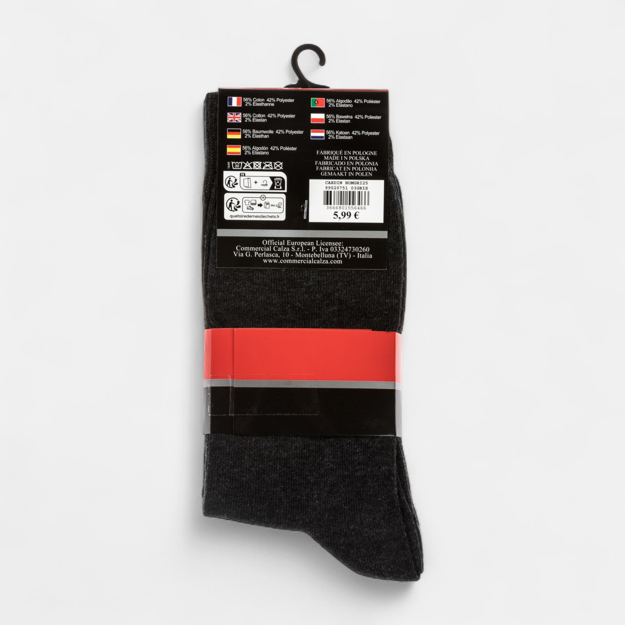 Chaussettes Homme gris