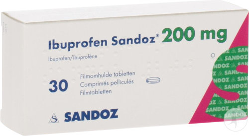 Sandoz Ibuprofène 200mg Comprimés Enrobés 30