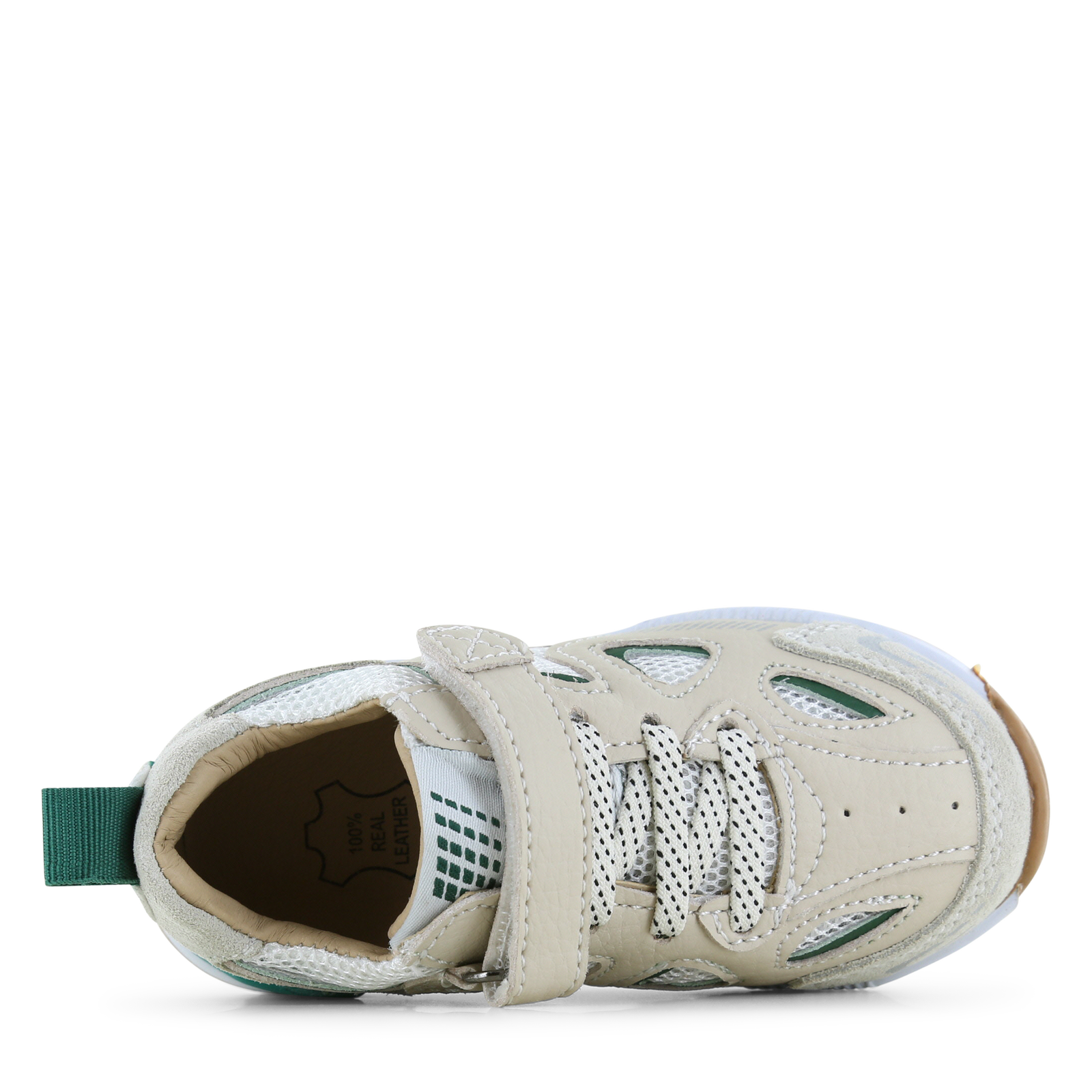 Shoesme beige sneaker Mesh, Microfiber leer, Suède | Jongens schoenen