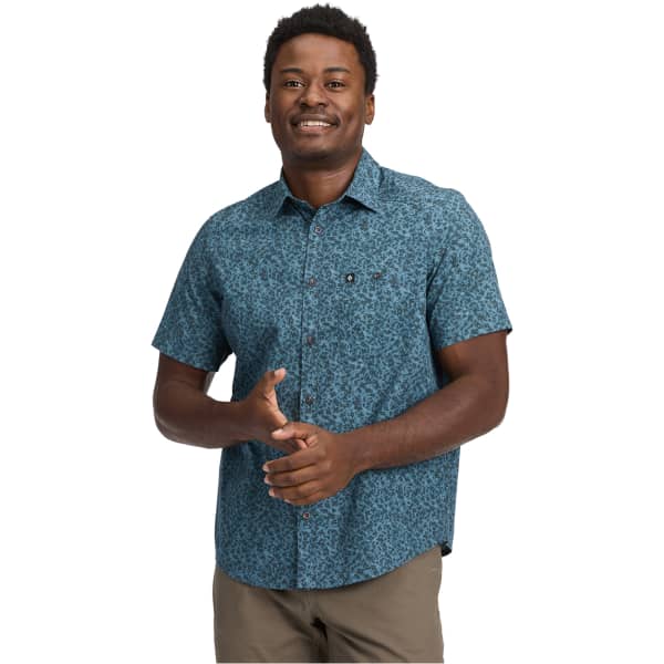 Chemise BLACK DIAMOND WINGATE SS SHIRT CHARCOAL BD GLYPHS