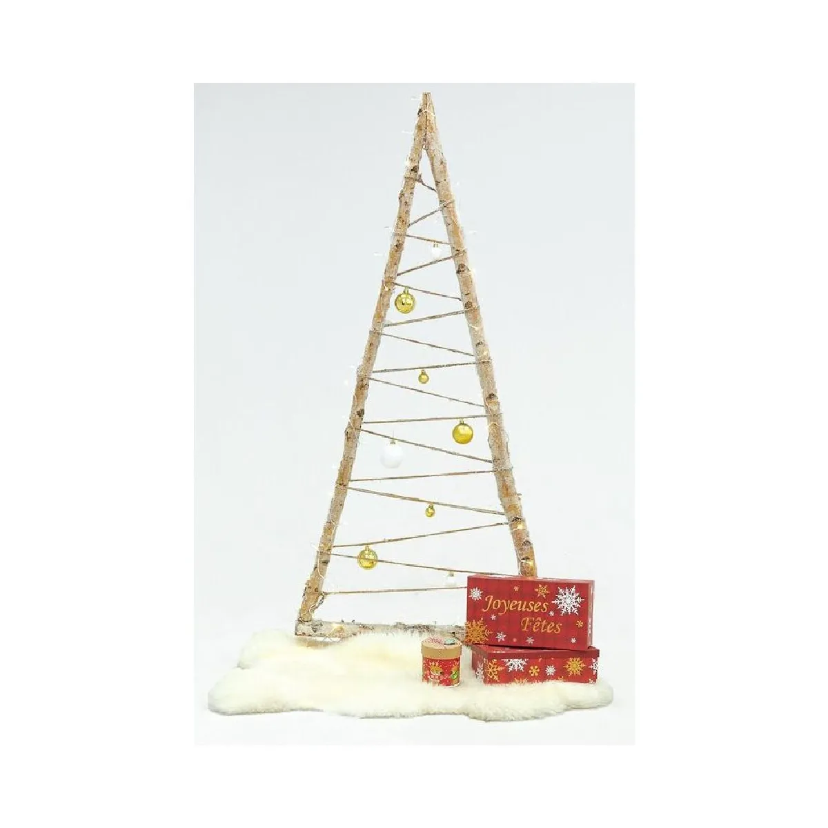 Aubry Gaspard Sapin Minimaliste en Bouleau et Corde