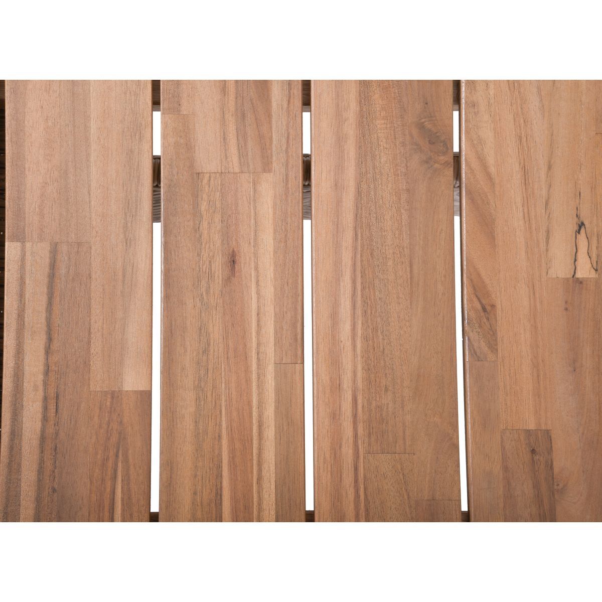Gartentisch BRAGA - weidenbraun - Akazie massiv - 220x100 cm