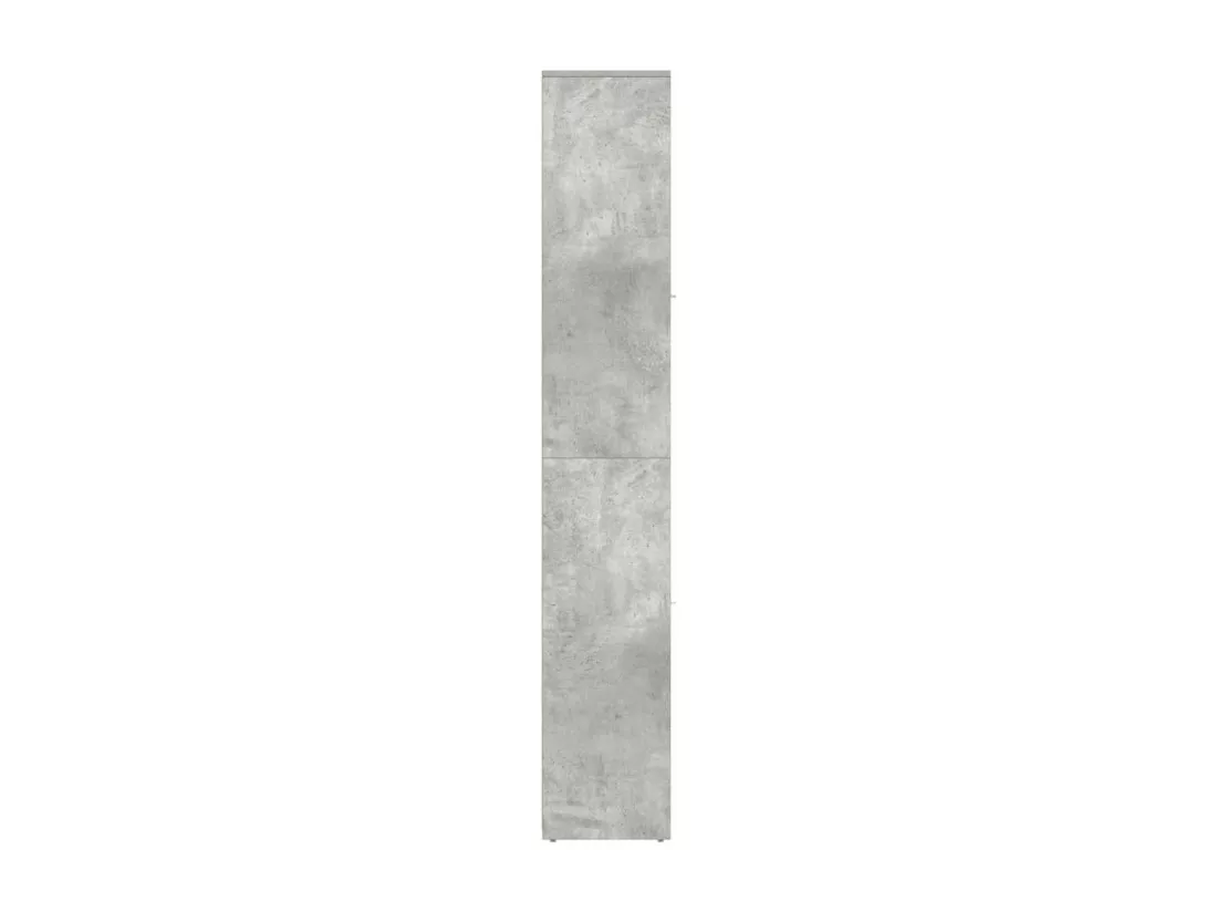 Armoire de salle de bain Gris béton Bois d'ingénierie