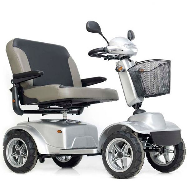 OrtoPrime Scooter Elétrica Quatro Rodas Para Deficientes Duo Todo-o-Terreno