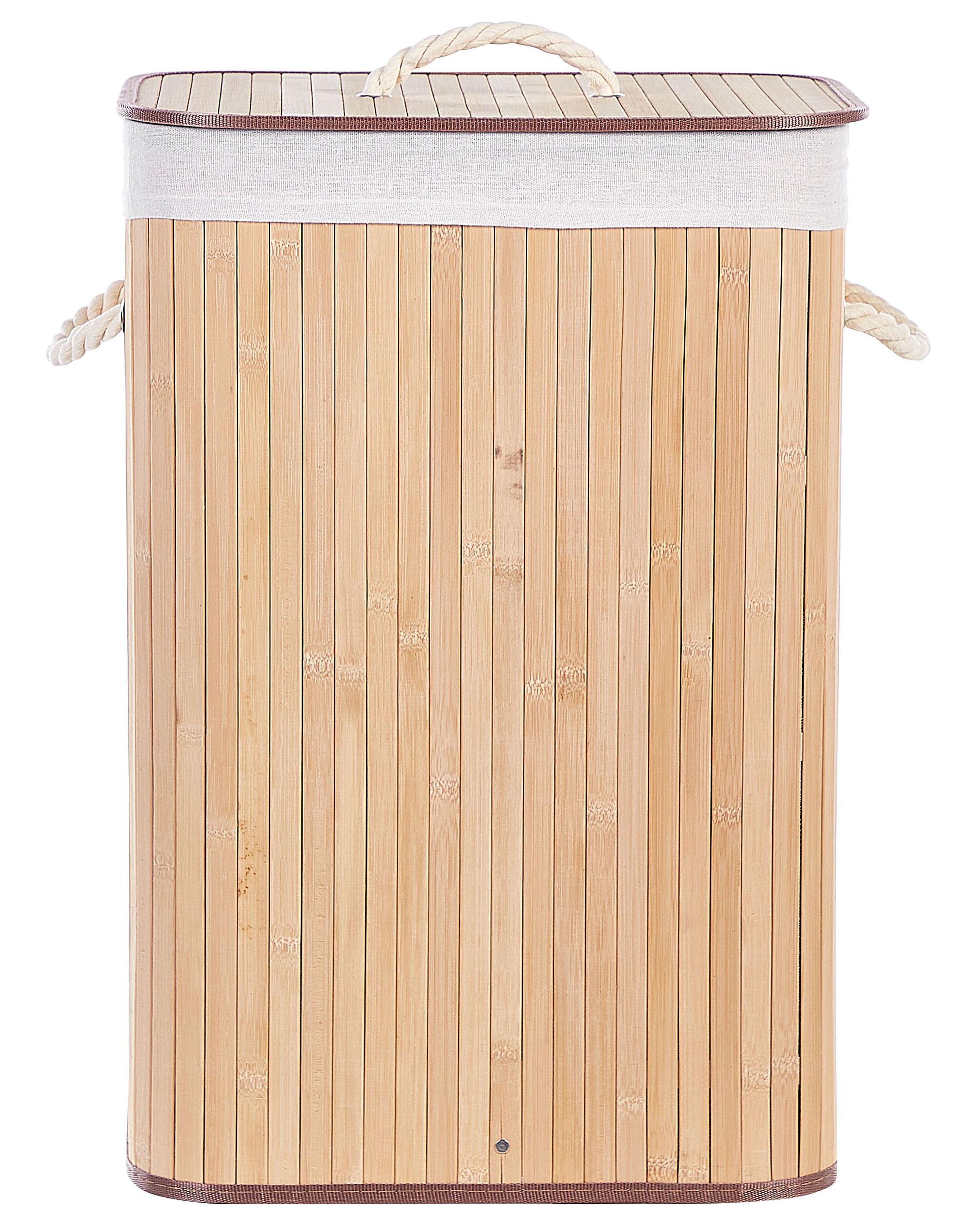 Mand KOMARI Bamboehout Lichtbruin 72 L