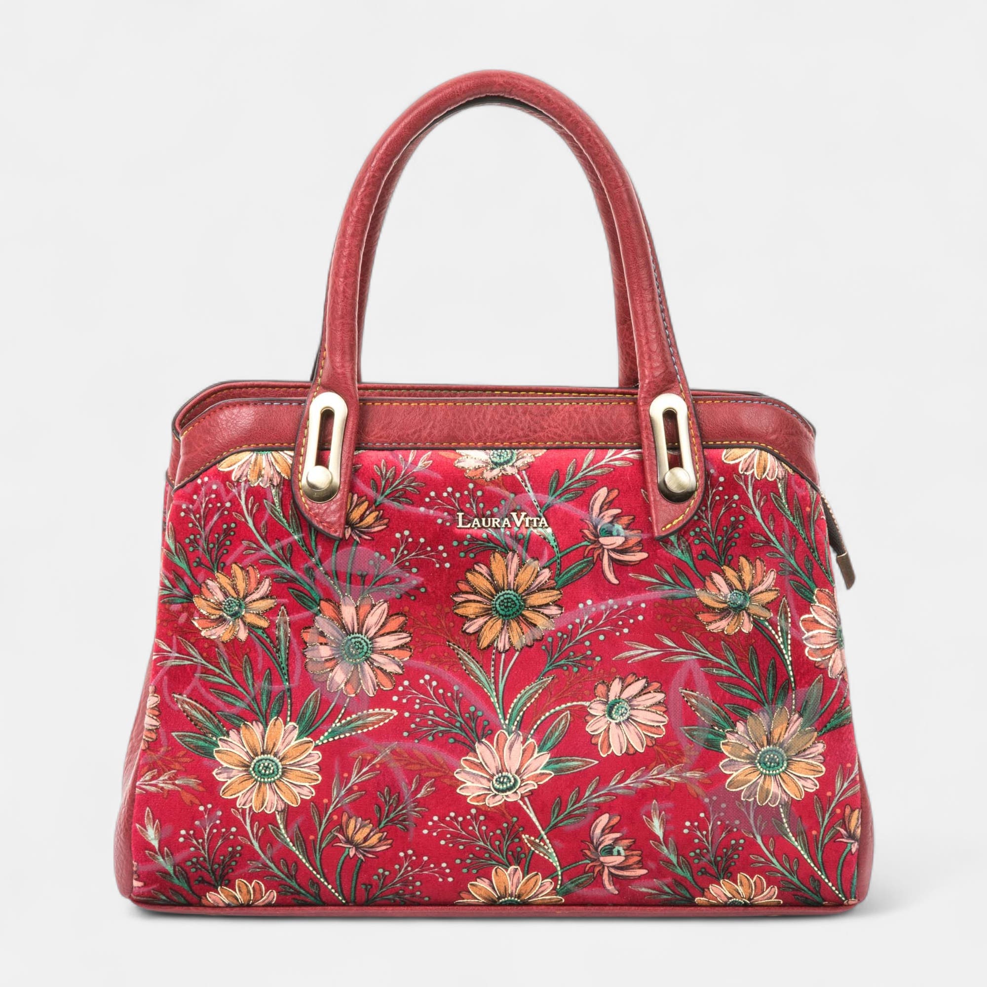Sac à main rouge