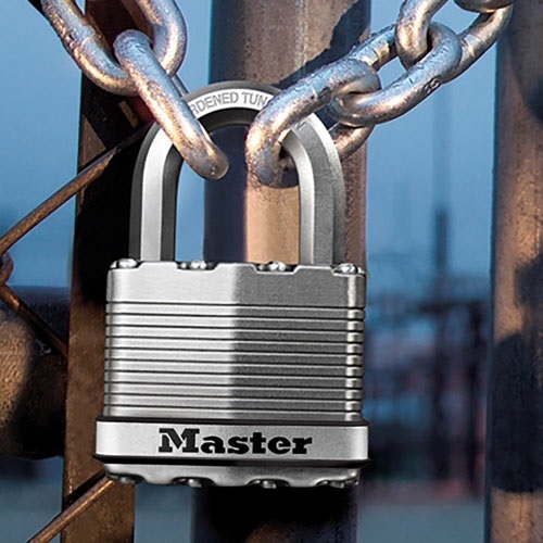 Cadenas à code en acier haute sécurité Excell® Master Lock - largeur 50 mm