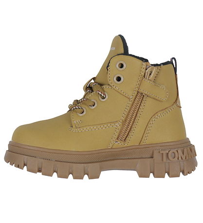 Tommy Hilfiger Støvler - Lace-Up - Ochre