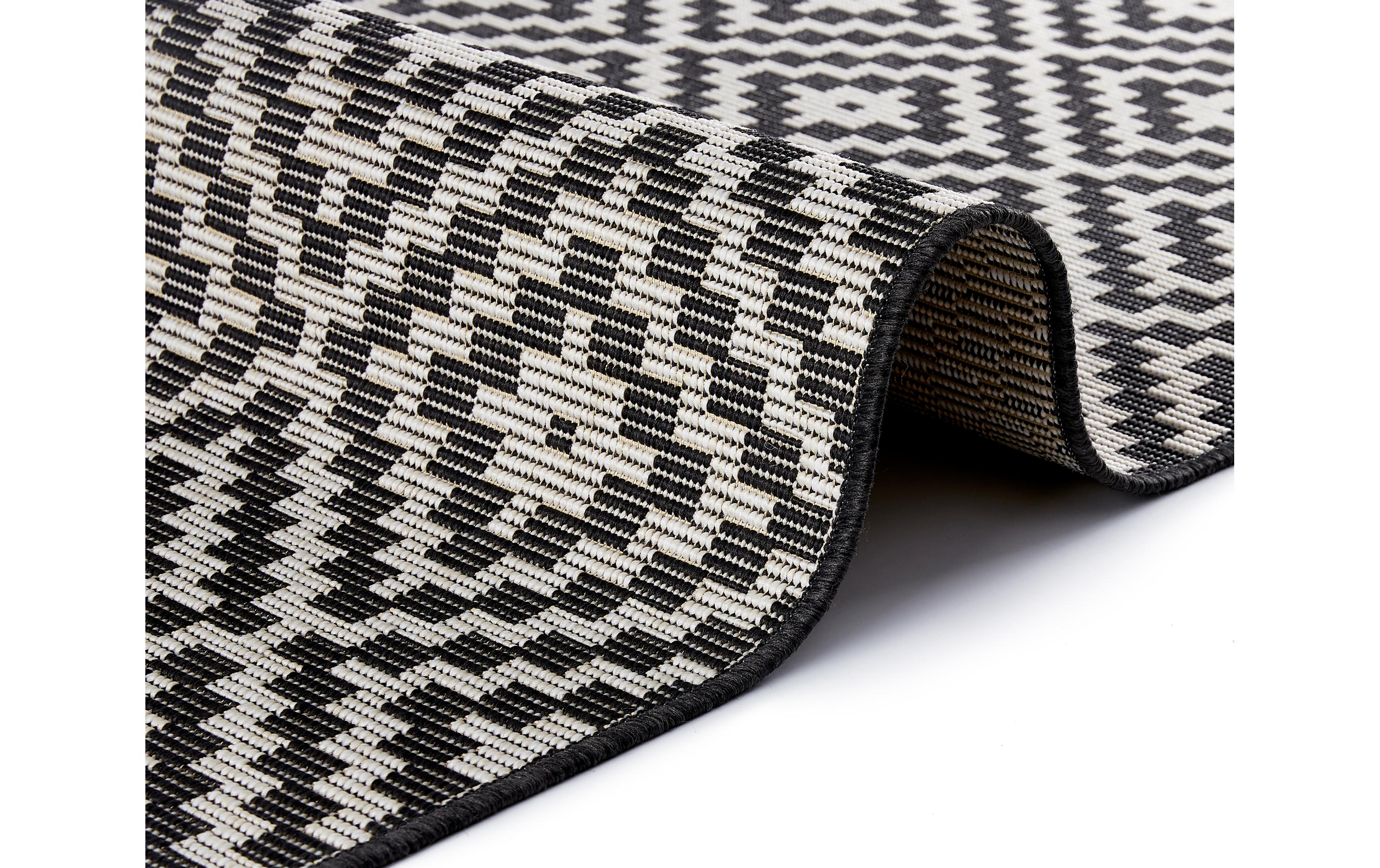 Teppich Breeze 120 x 170 cm, SchwarzIn- & Outdoor Teppich