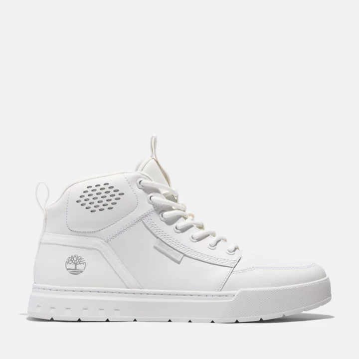 Bottine de randonnée mi-haute Maple Grove Sport pour homme en blanc