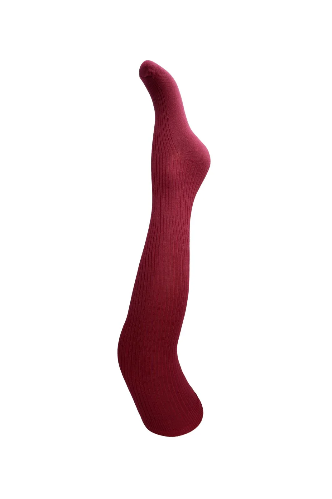 Black Colour Bcmalika Kneehigh Rib Sock 4285 wine