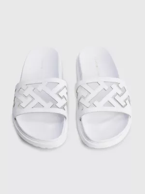 Sandálias rasteiras de couro Tommy Hilfiger x Vacation Elevated
