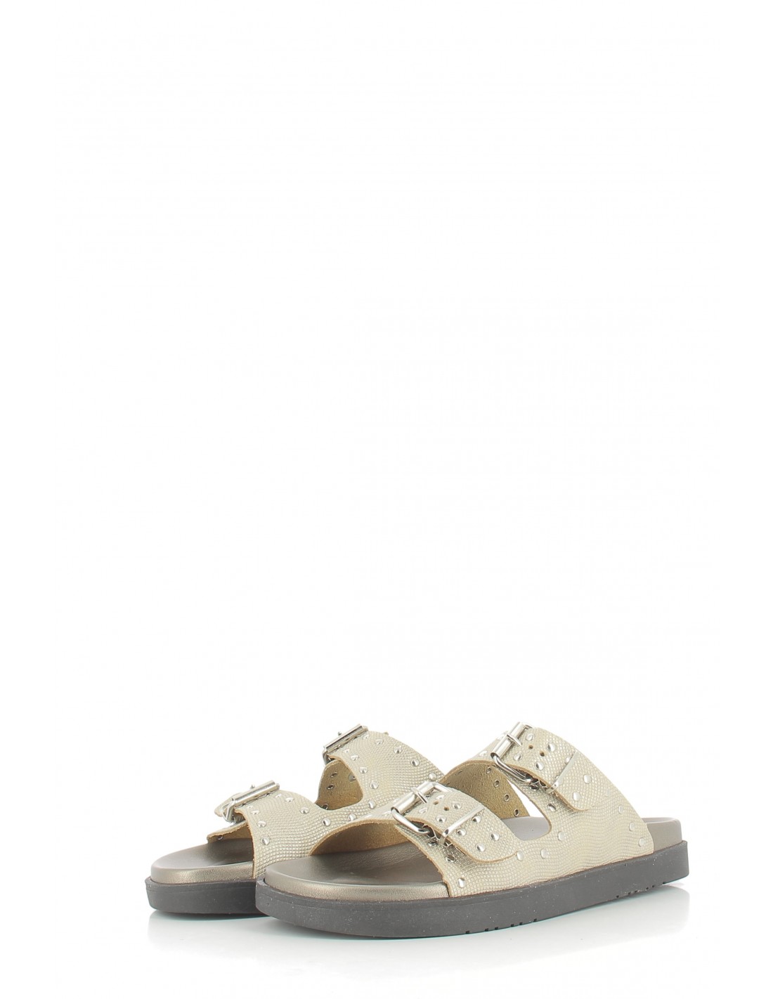 plakton Mules femme hot hotel cuir beige