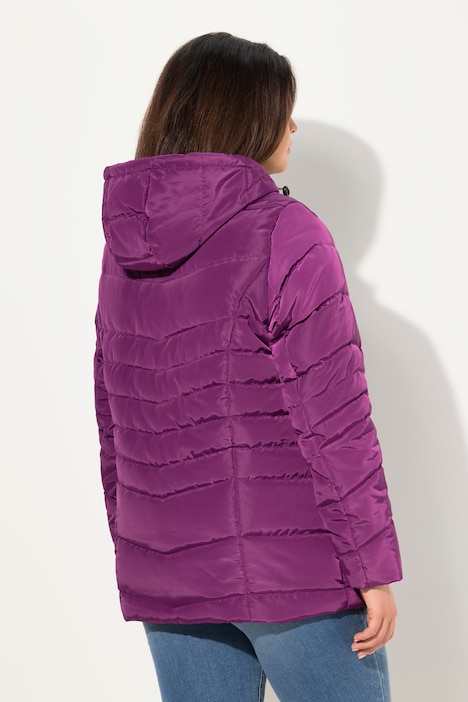 Steppjacke, mit abnehmbarer Kapuze, wasserabweisend