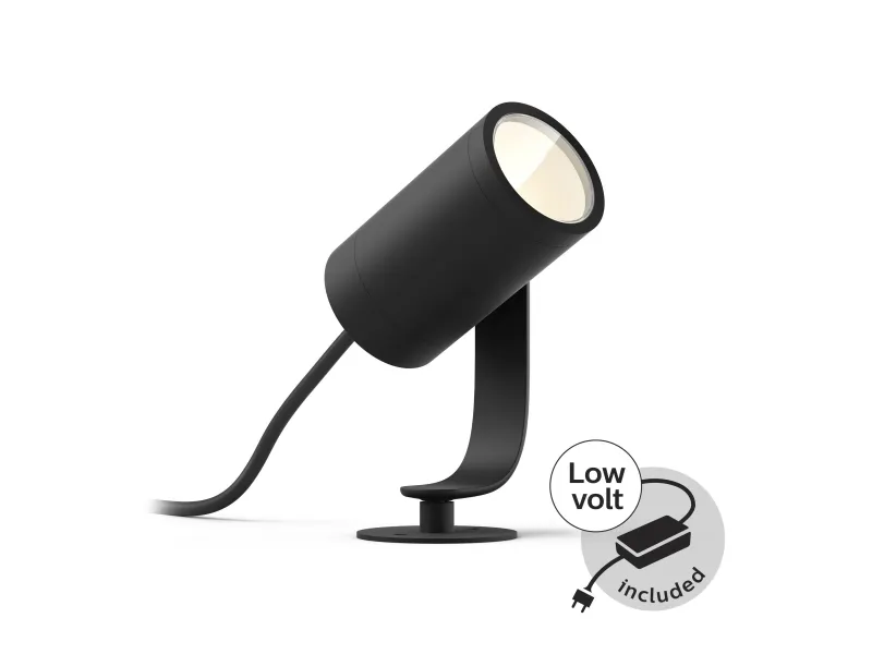 Philips Hue White Color Ambiance Lily udendørs 1 x Spot - Base Kit