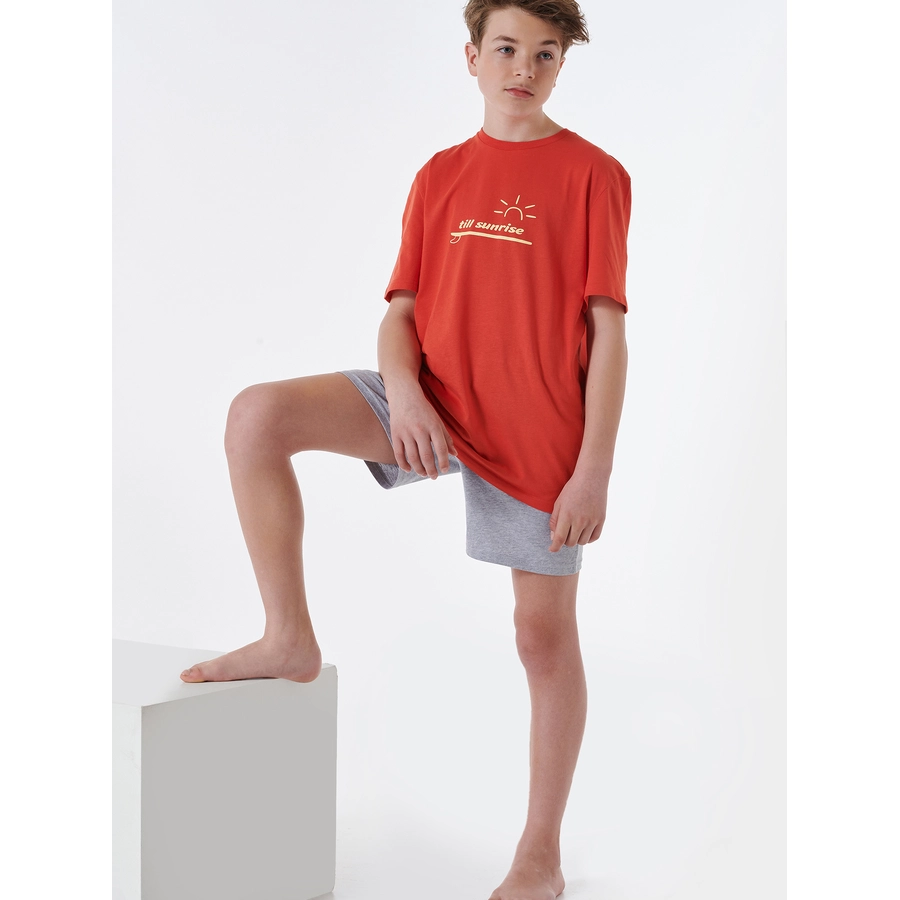 Schiesser Pyjama Organic Cotton rot