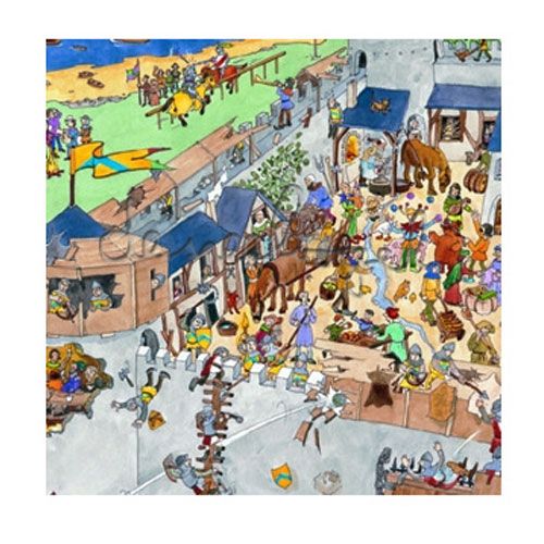 Djeco puzzel observation kasteel (100st)