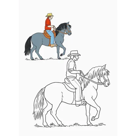 Ravensburger Mein liebster Malblock: Pferde & Ponys