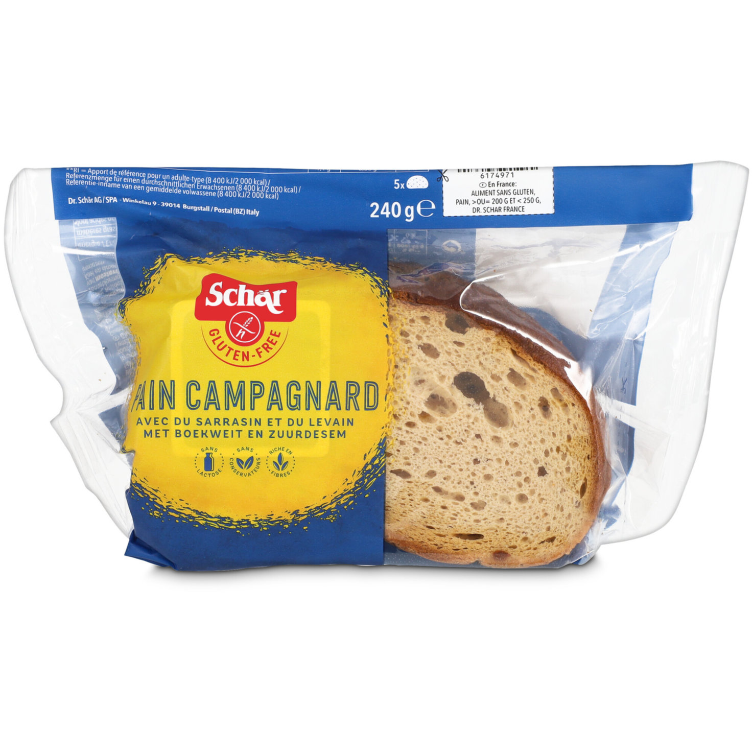 Schär Brot Campagnard glutenfrei