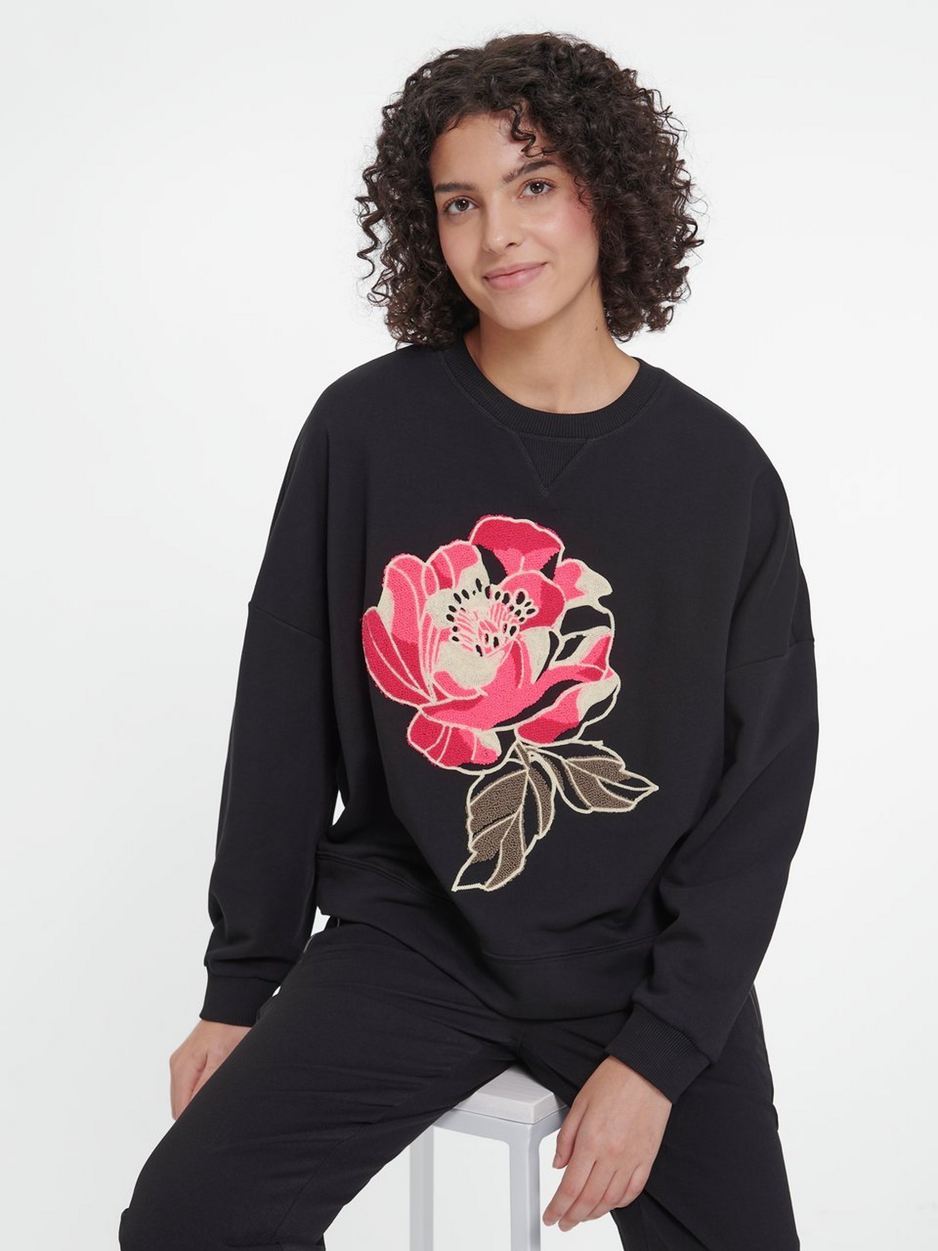 Sweatshirt mit Rundhals-Ausschnitt