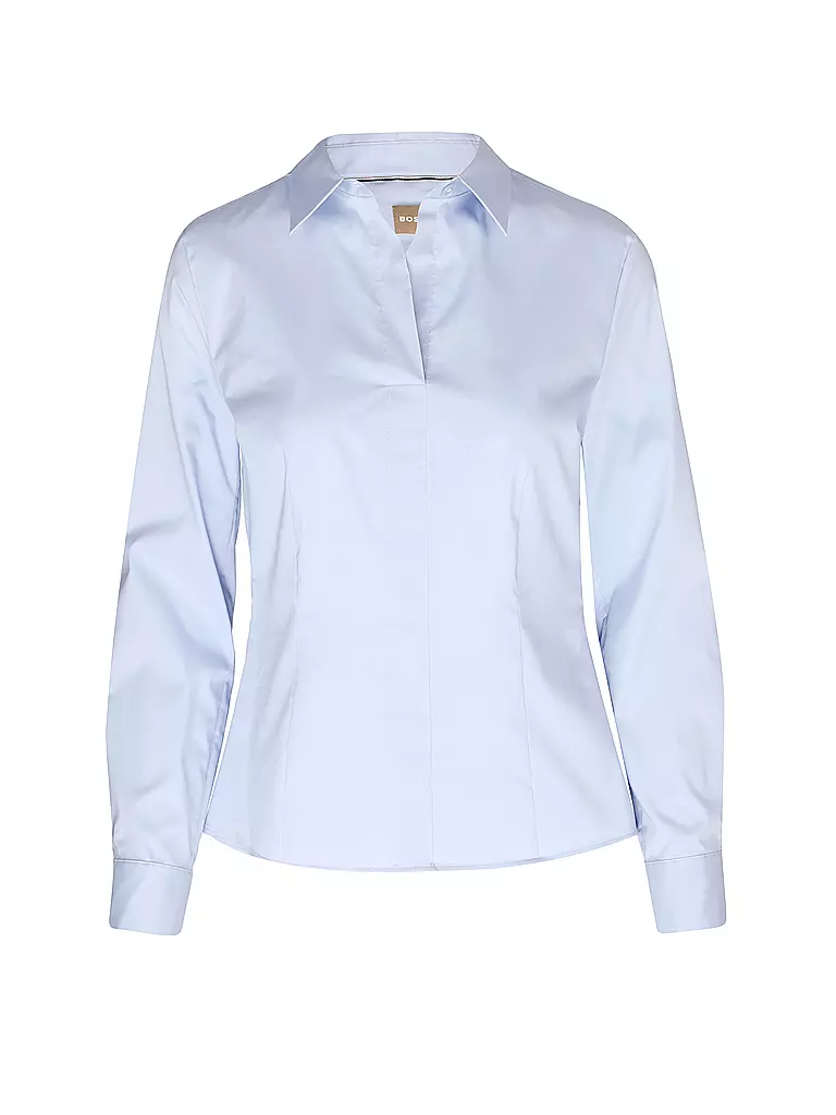 BOSS Bluse Slim Fit BASHINA blau