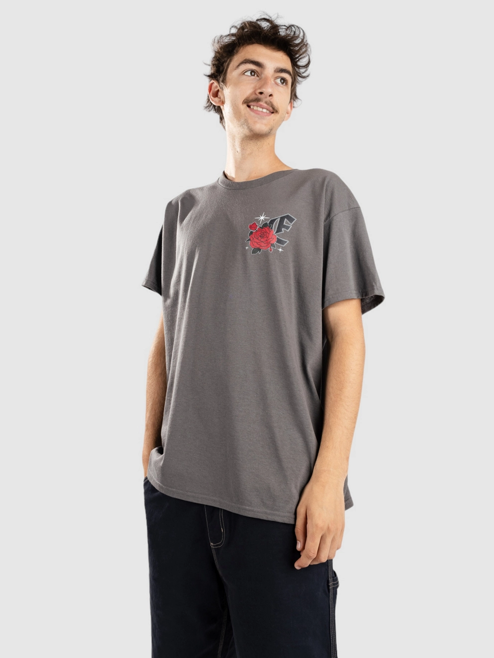Empyre Collegiate Heavy Metal T-Shirt charcoal