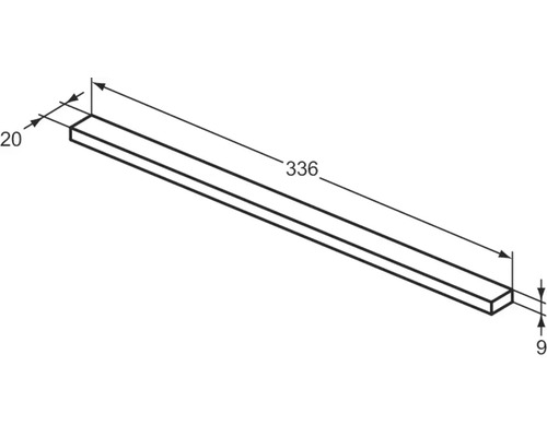 Badkamermeubelset Ideal Standard i.life A BxHxD 64 x 64,5 x 46 cm, frontkleur wit mat met wastafel keramiek wit K8742DU
