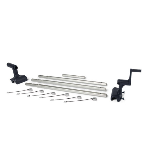 Enrolador de cobertura solar Intex para piscinas quadradas ou retangulares.