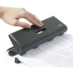 Perforateur 4 trous 75-P, noir
