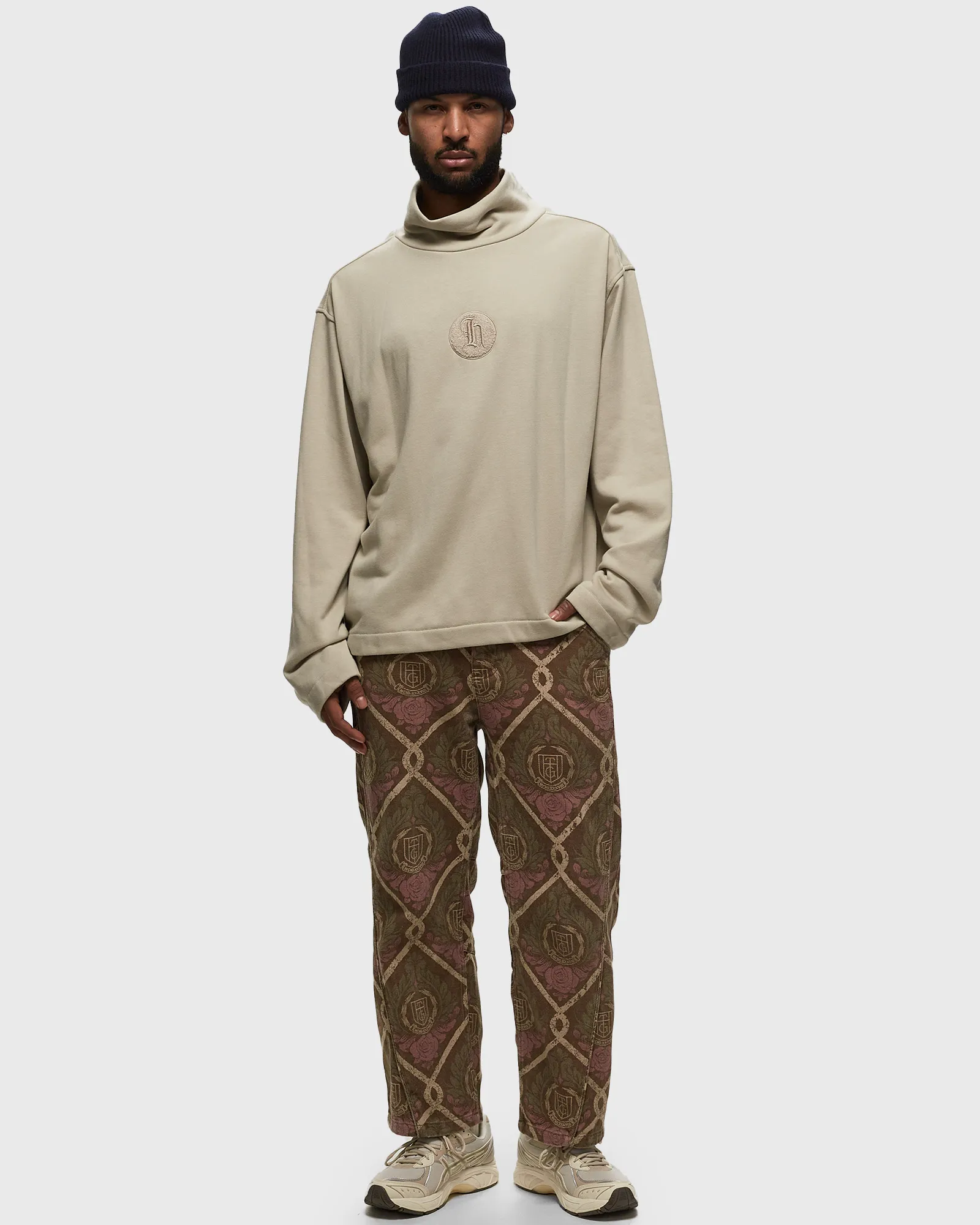 Honor The Gift STAMP PATCH TURTLE NECK PULLOVER
