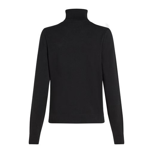 Tommy Hilfiger Jersey Stitch Striktrøje, Black, L